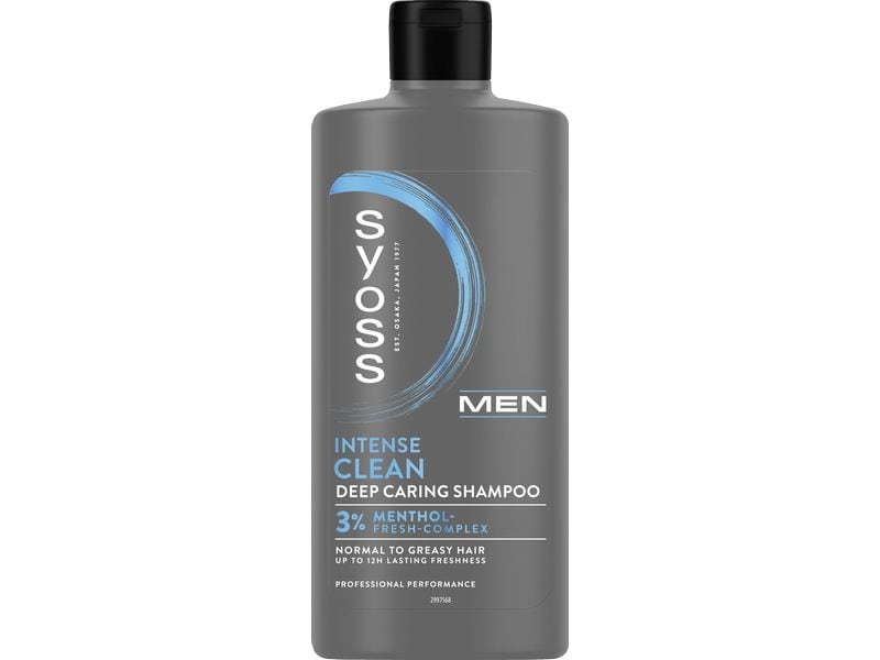 Syoss Shampoo Men Intense Clean 440 ml Haarshampoo reinigt und erfrischt die Kopfhaut