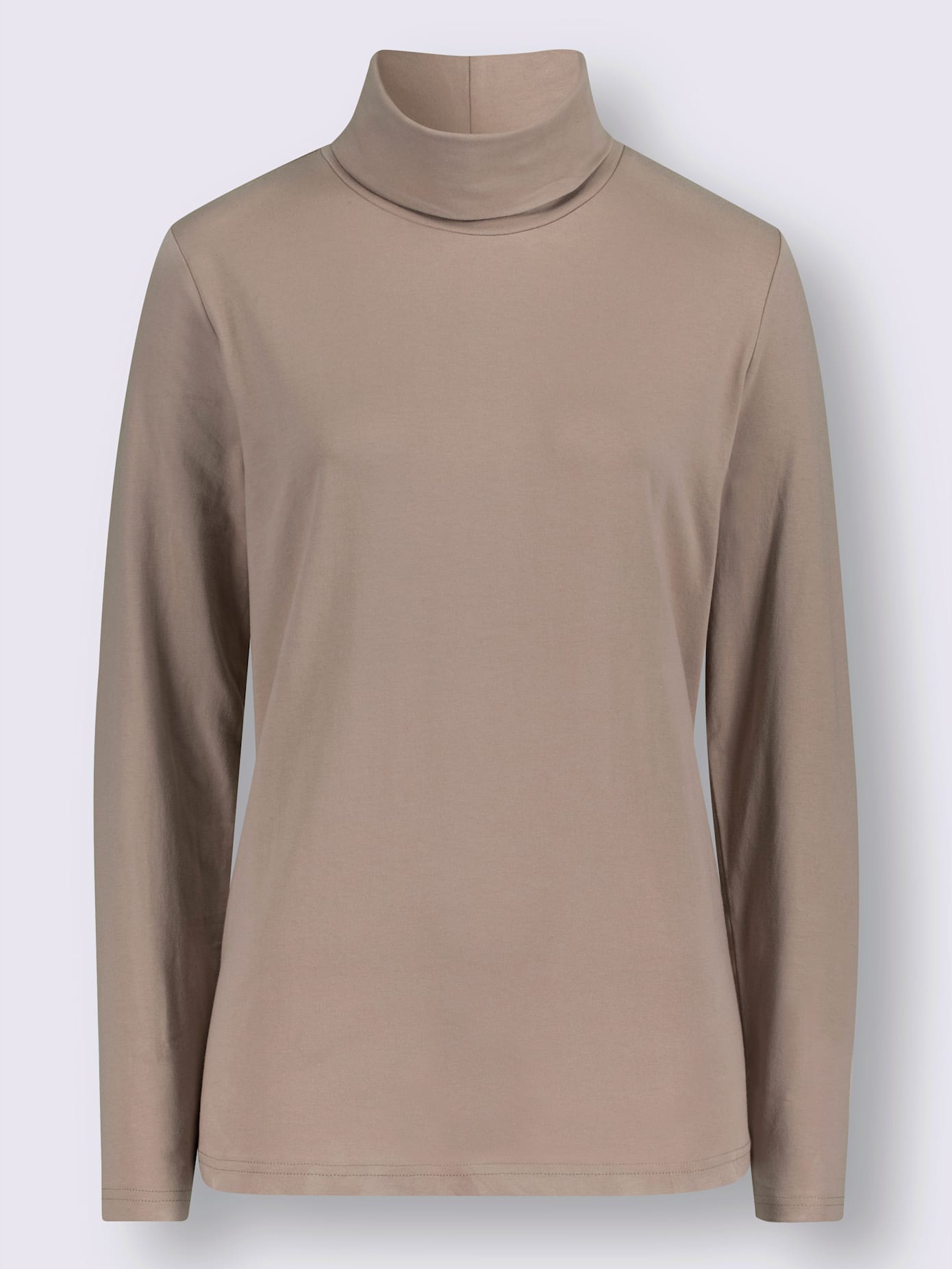 T-shirt à col roulé col roulé flatteur