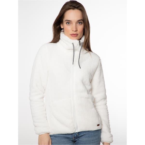 Veste polaire PROTEST RIRI FULL ZIP SEASHELL OFFWHITE