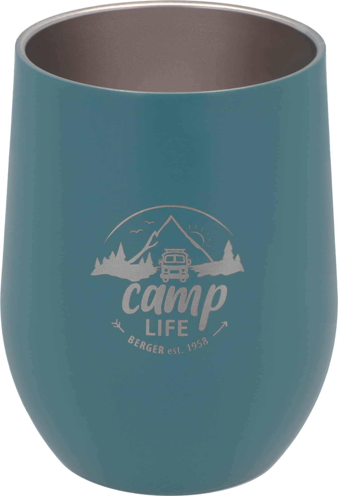 Camplife Edelstahl Thermo-Trinkbecher mit Deckel 360 ml blau