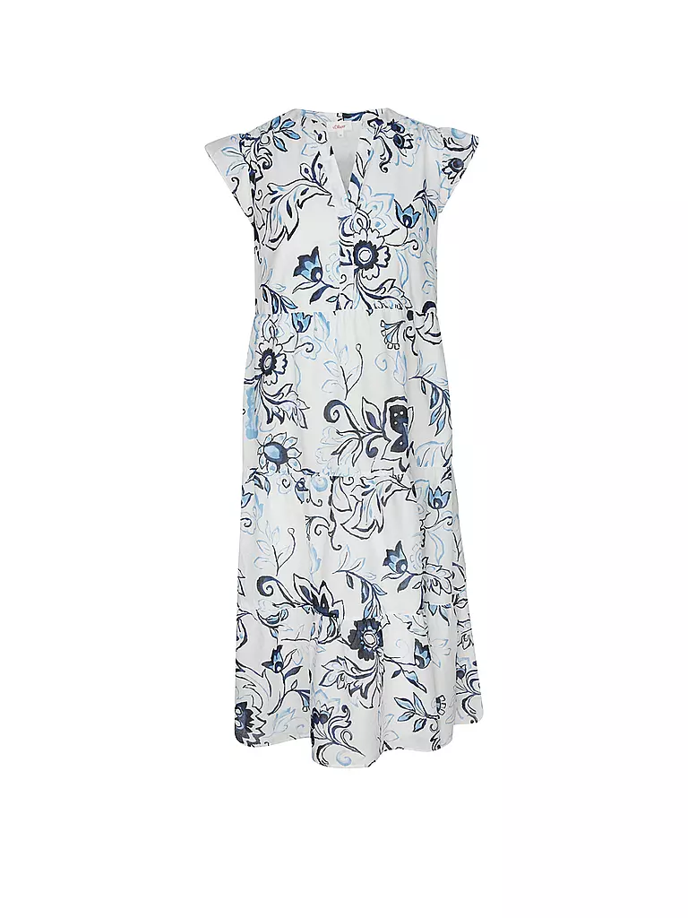 S.OLIVER Midikleid weiss
