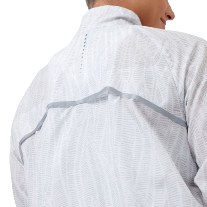 Odlo Dame Jakker Jacket Zeroweight Print Hvid