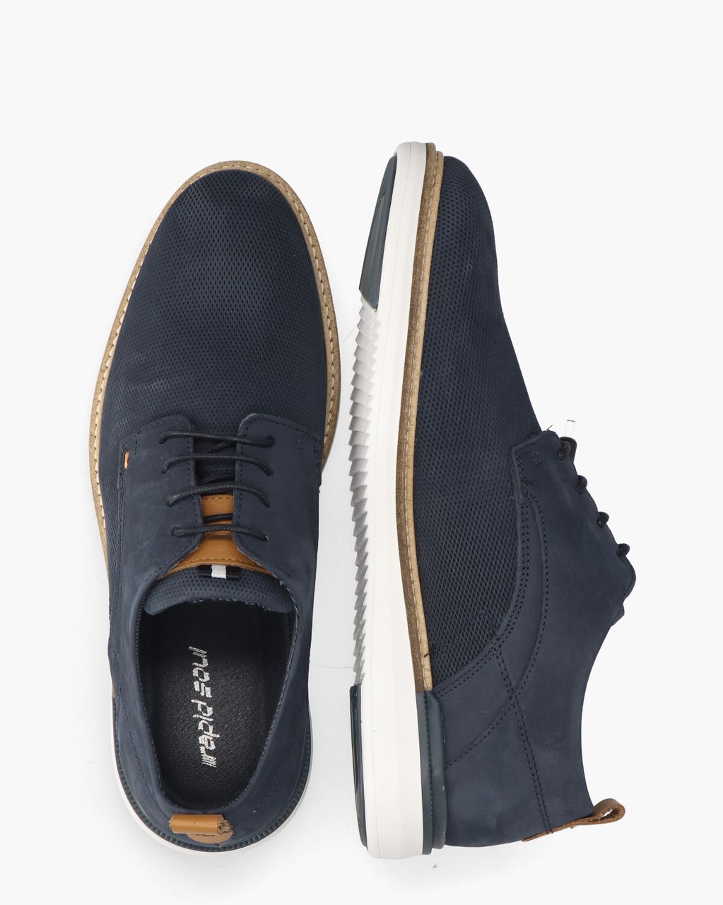 Rapid Soul Wouter Donkerblauw Heren Veterschoenen
