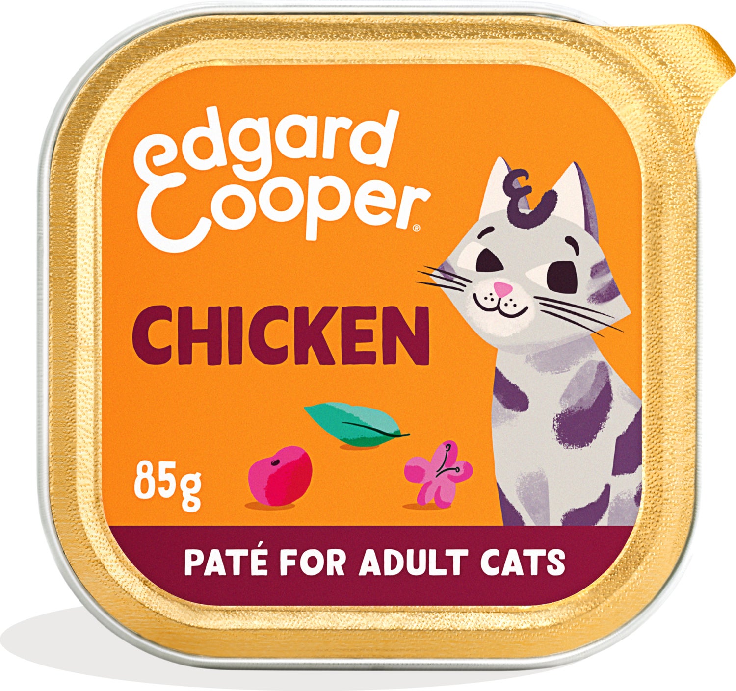 Edgard & Cooper kattenvoer paté kip adult 85 g