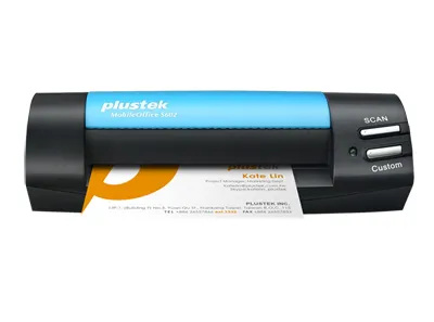 Plustek MobileOffice S602 - Kortscanner - Contact Image Sensor (CIS) - A6 - 1200 dpi x 1200 dpi - op til 800 scanninger pr. dag - USB 2.0