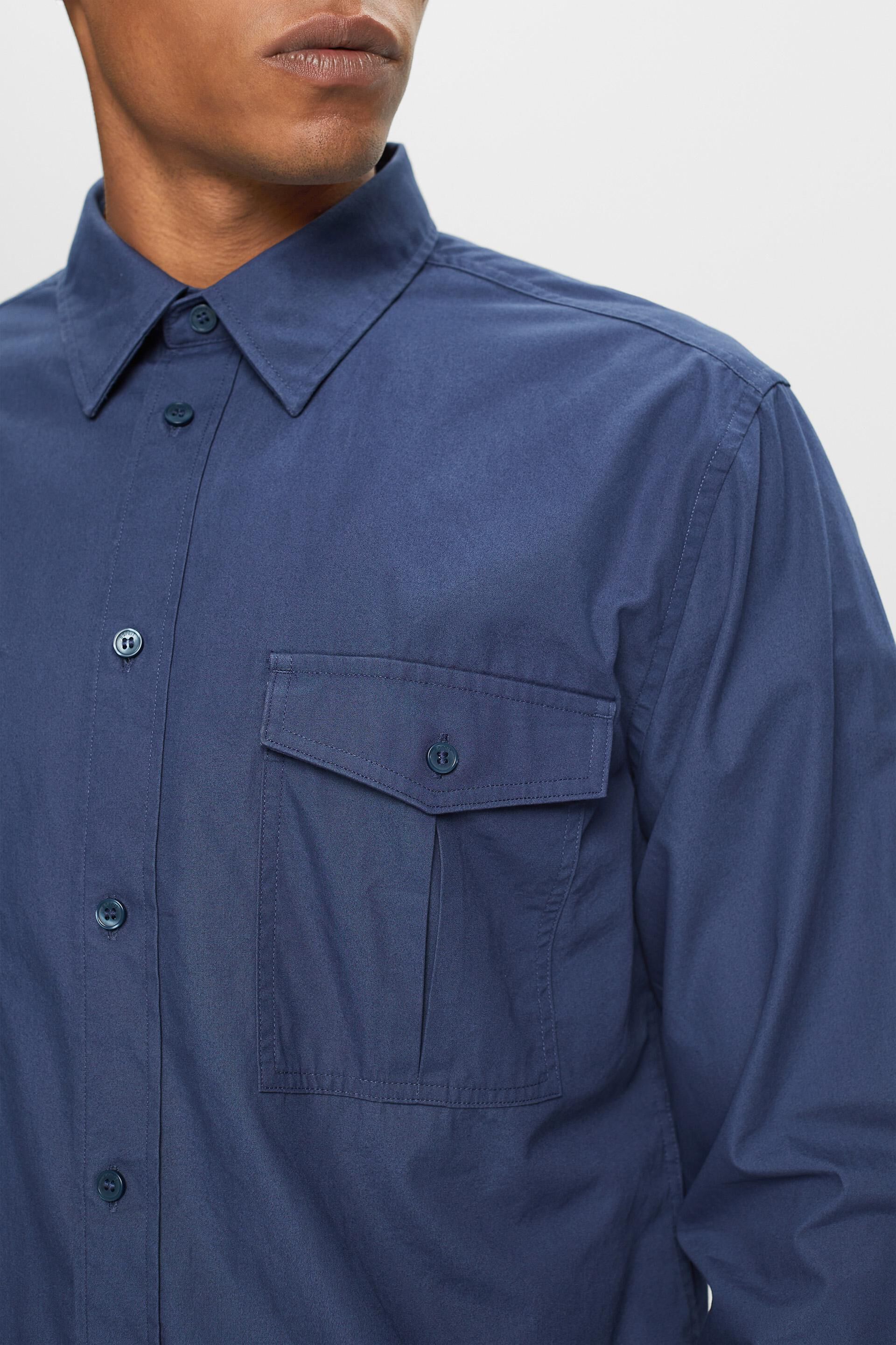 Chemise de style utility, 100% coton