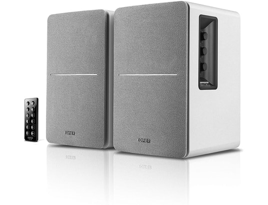 EDIFIER - Enceinte amplifiée 2.0 Studio r1280db 2.0 - enceintes bluetooth blanc/argenté