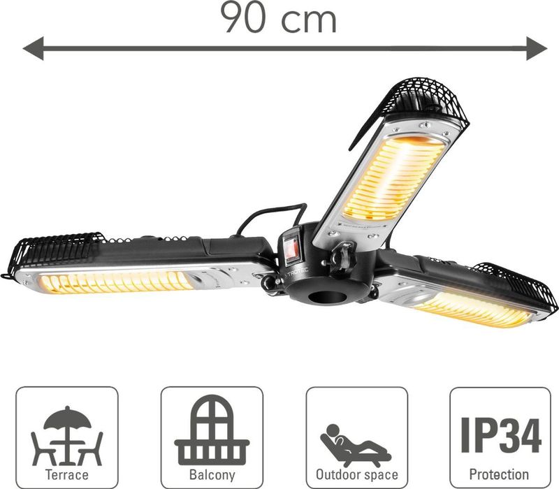 TROTEC Parasol-warmtestraler IR 2005 SC