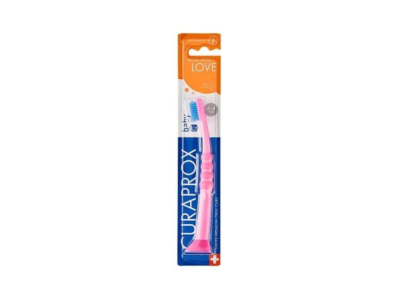 CURAPROX Baby Zahnbürste 1 Stück Sanfte Kinderzahnbürste für die ersten Zähne