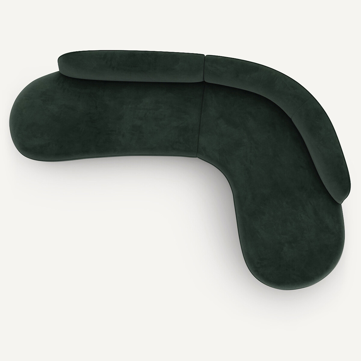 AM.PM<br>Sofá de canto em veludo, design Rosebury E.Gallina