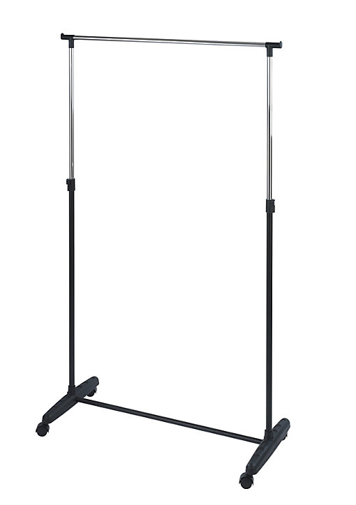 Porte-vêtement simple extensible H. 170 cm x L. 90 cm Mikey Wenko noir