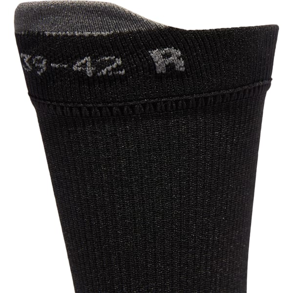 Chaussette compression ASICS FUJITRAIL RUN CREW SOCK PERF BLACK / GREY