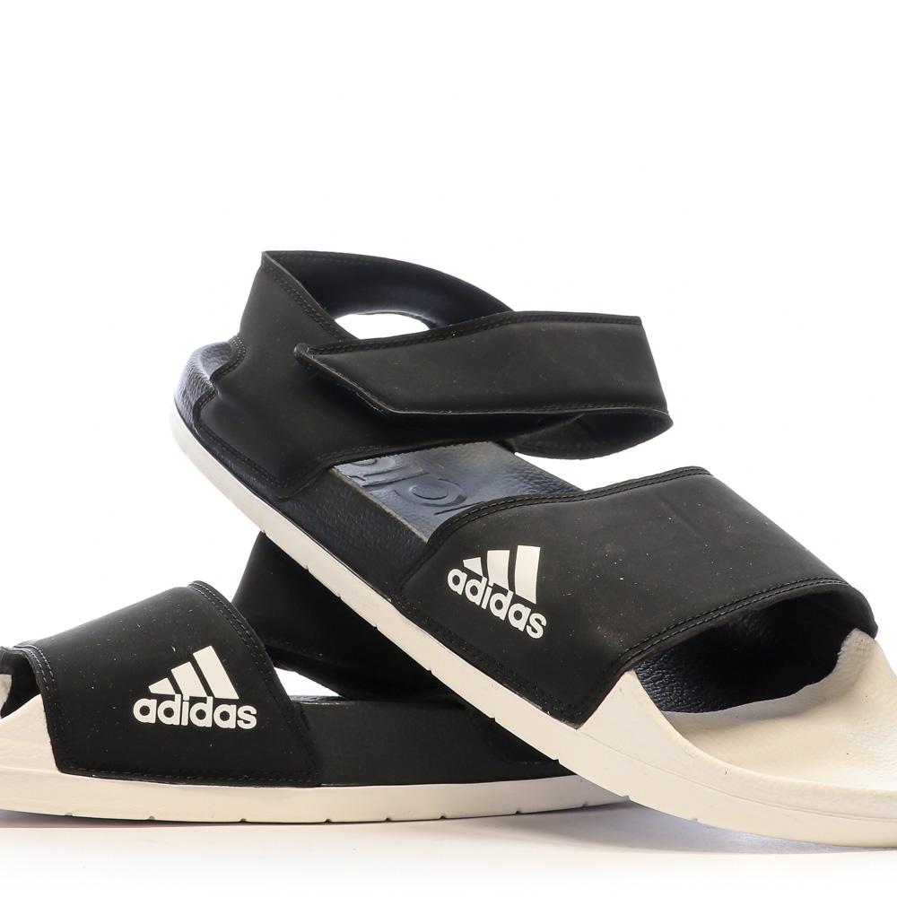 Adidas Sandales Blanches/Noires Homme Adidas Adilette HP3006