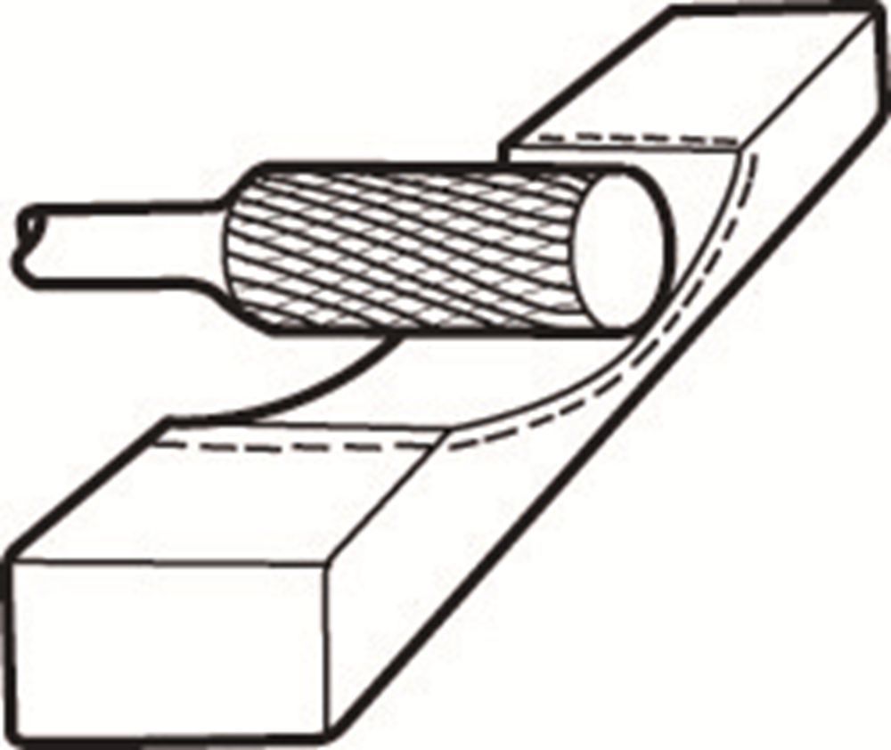Bahco Stiftfrees 12x25mm HM Middel Cilindrisch vlak - A1225M06