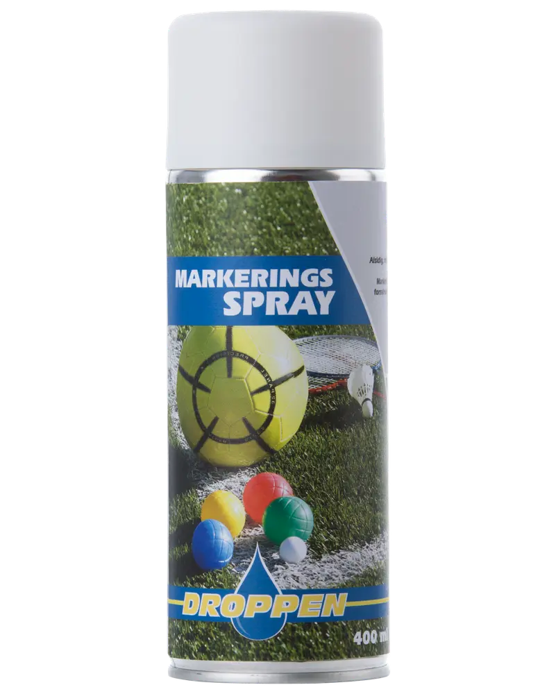 Droppen Markeringsspray 400 ml - hvid