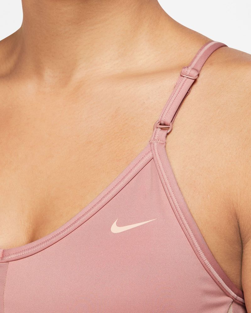 Brassière Nike Indy Rose & Blanc pour femme