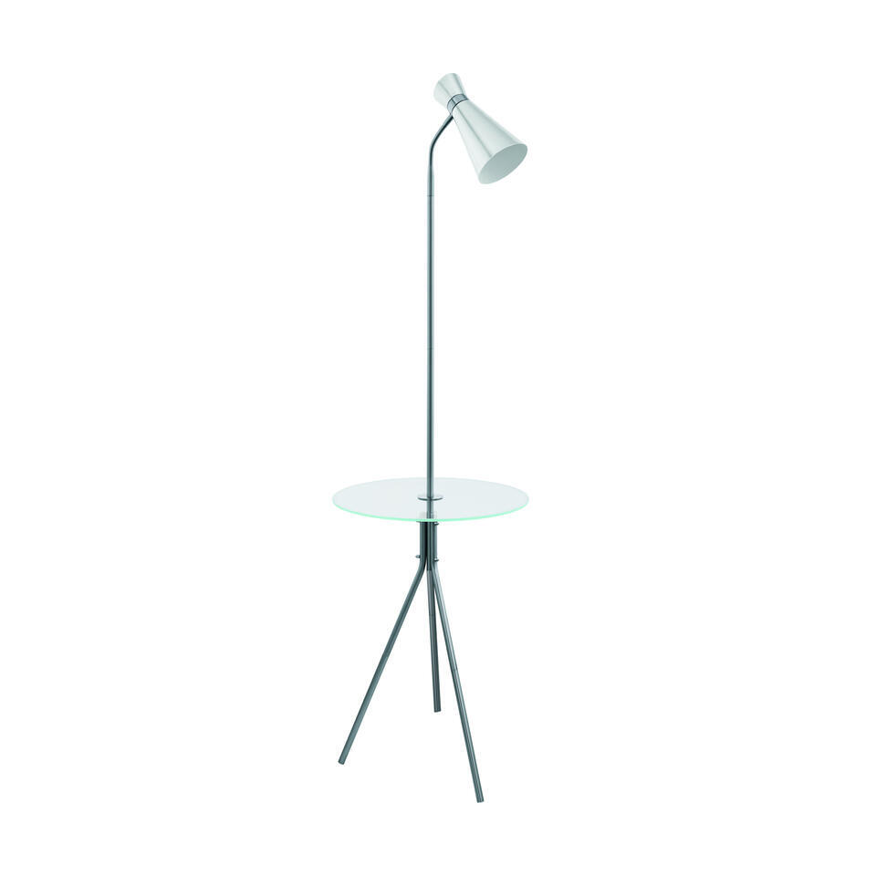 EGLO Policara Staande lamp - E27 - Glas - Wit:Grijs