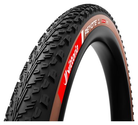 Pneu VTT Vittoria Peyote XC Race 29'' Tubeless Ready Souple Graphene Race Formulation Flancs Marrons