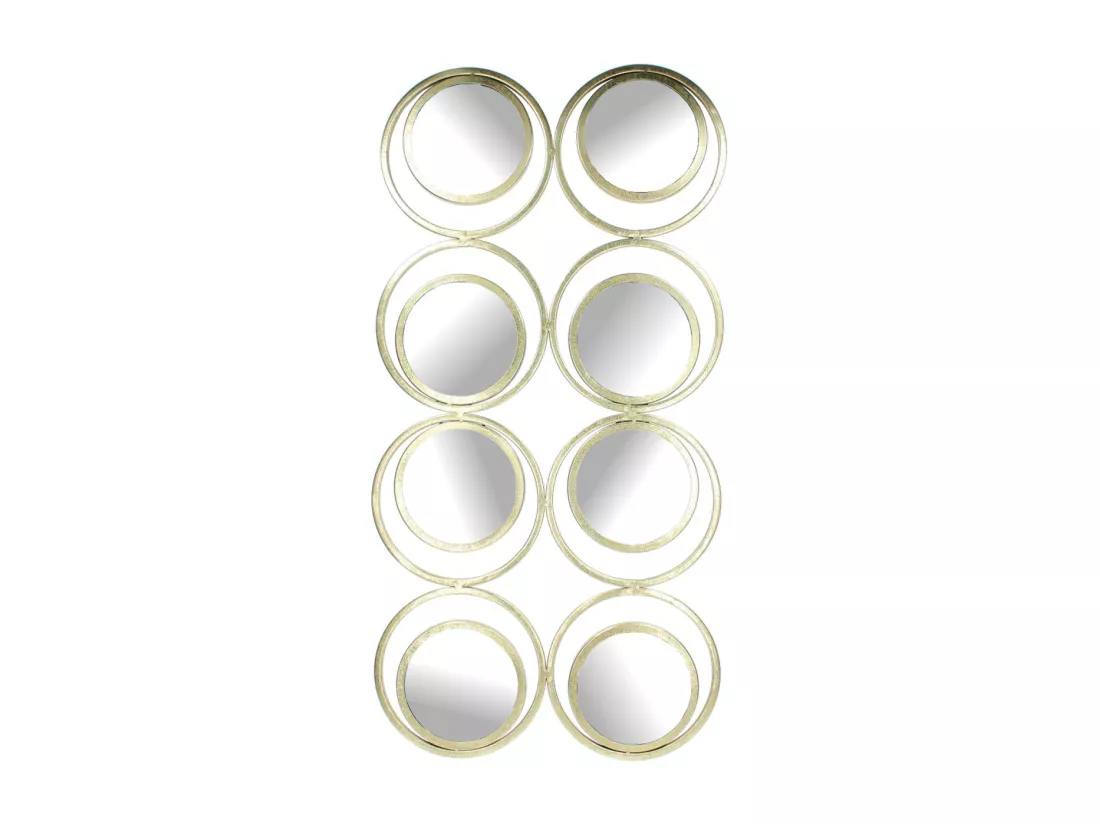 Miroir 8 bulles champagne
