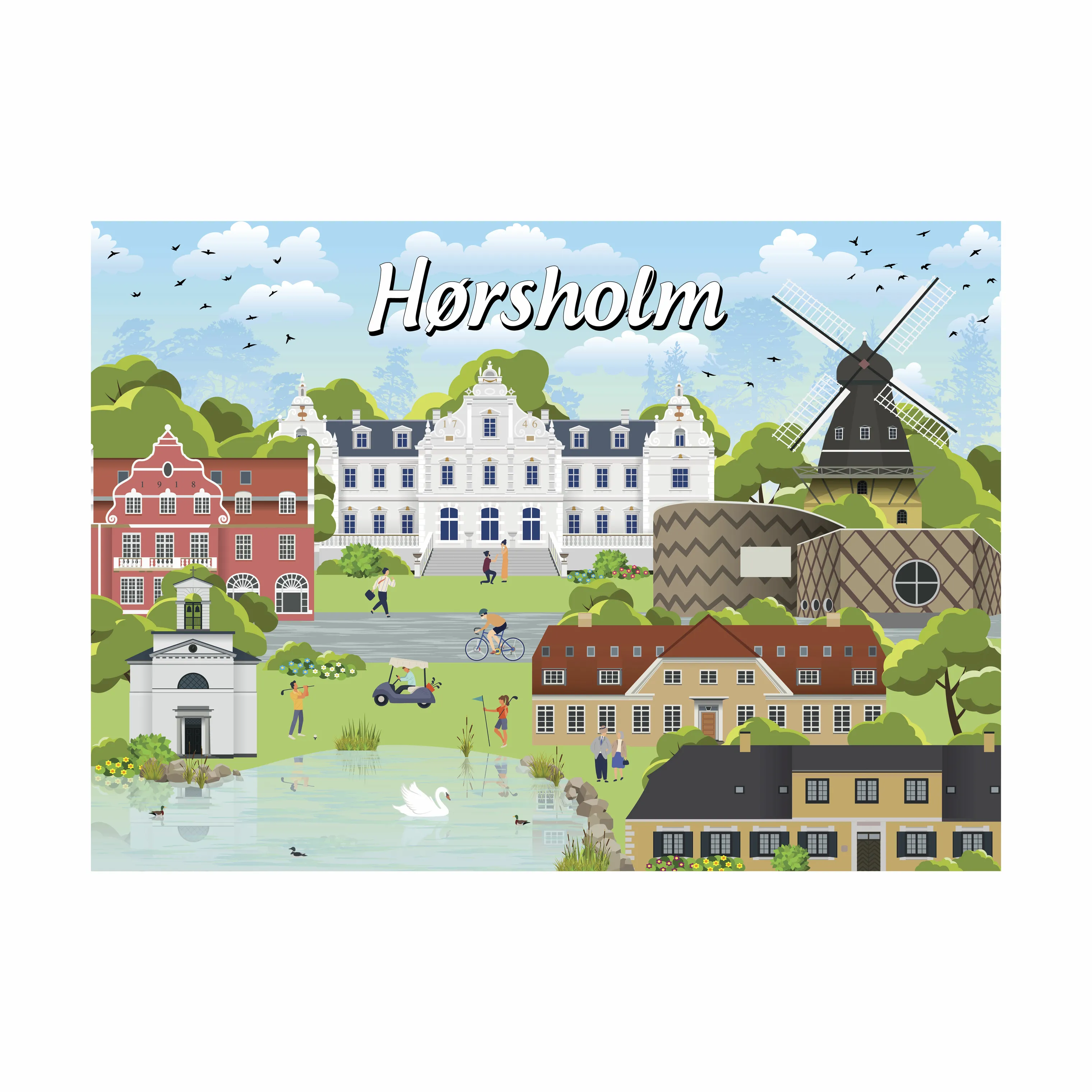1Conzept By-koncept Puslespil - Hørsholm