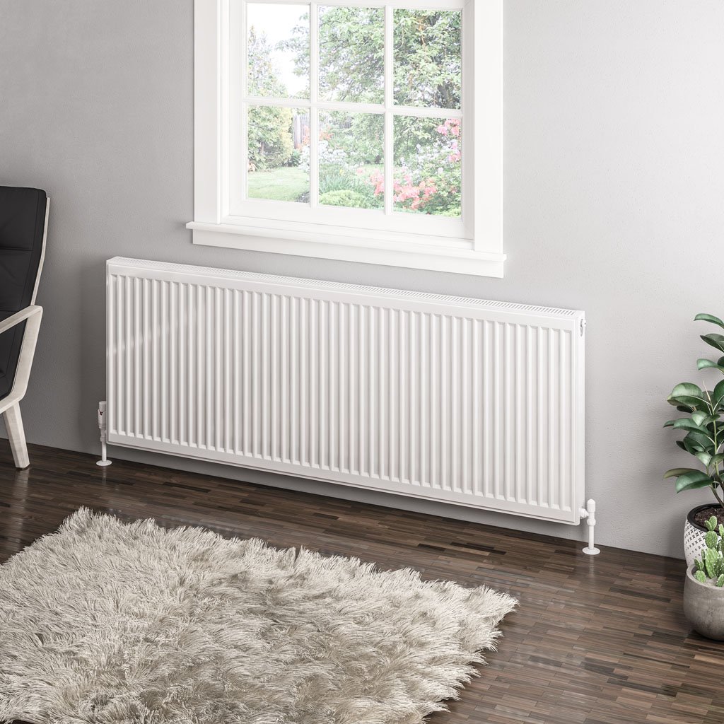 Eastbrook Type 11 paneelradiator 160x60cm 1871W wit glans