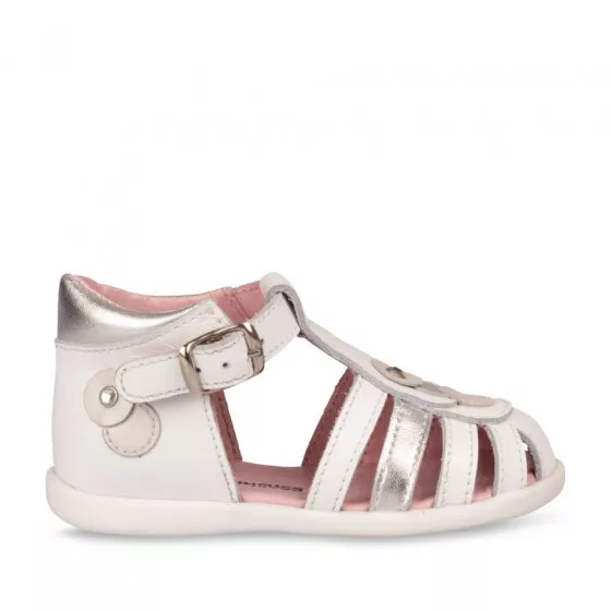 Sandales BLANC FREEMOUSS GIRL CUIR