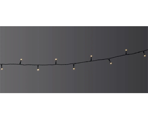 Lafiora LED-lichtsnoer, 35,9 m + 10 m aansluitdraad, 360 LED's, warm wit licht