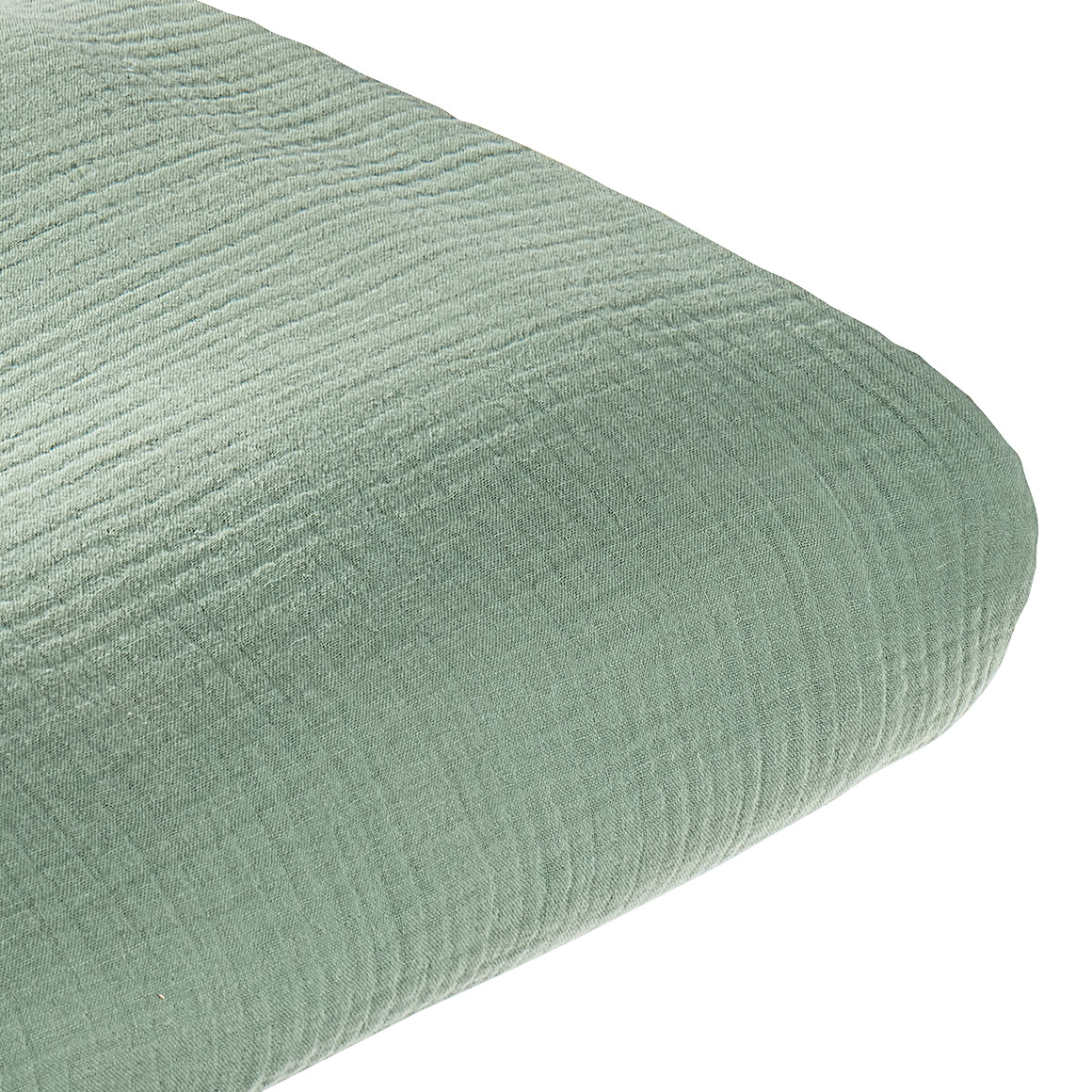 Topolino Pure Collection Musselin-Decke 130 x 170 cm grün