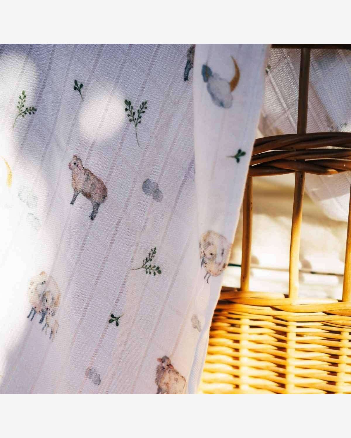 Swaddle / Svøpeteppe – 100% Bambus – 120x120cm