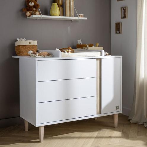 Commode 3 tiroirs + 1 porte - PALOMA - SAUTHON