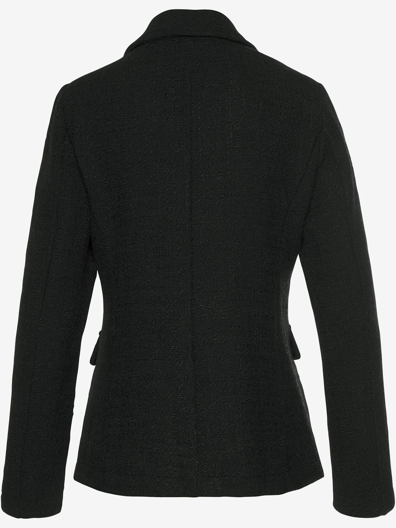 Blazer court col à revers tendance