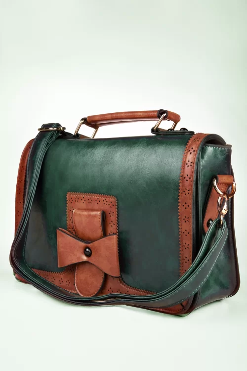 Banned Retro Antieke handtas in groen