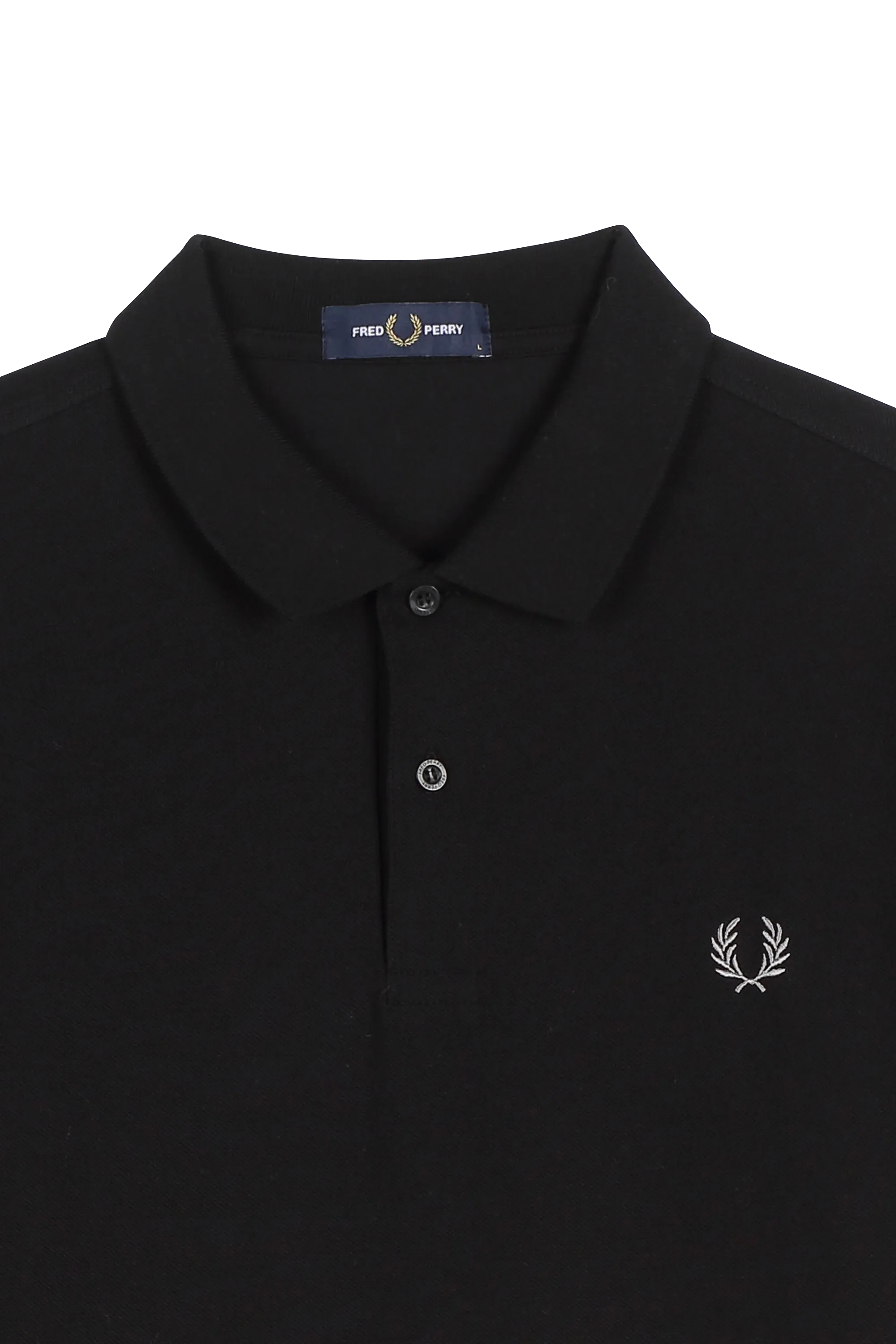 FRED PERRY Polo slim-fit en coton piqué Noir