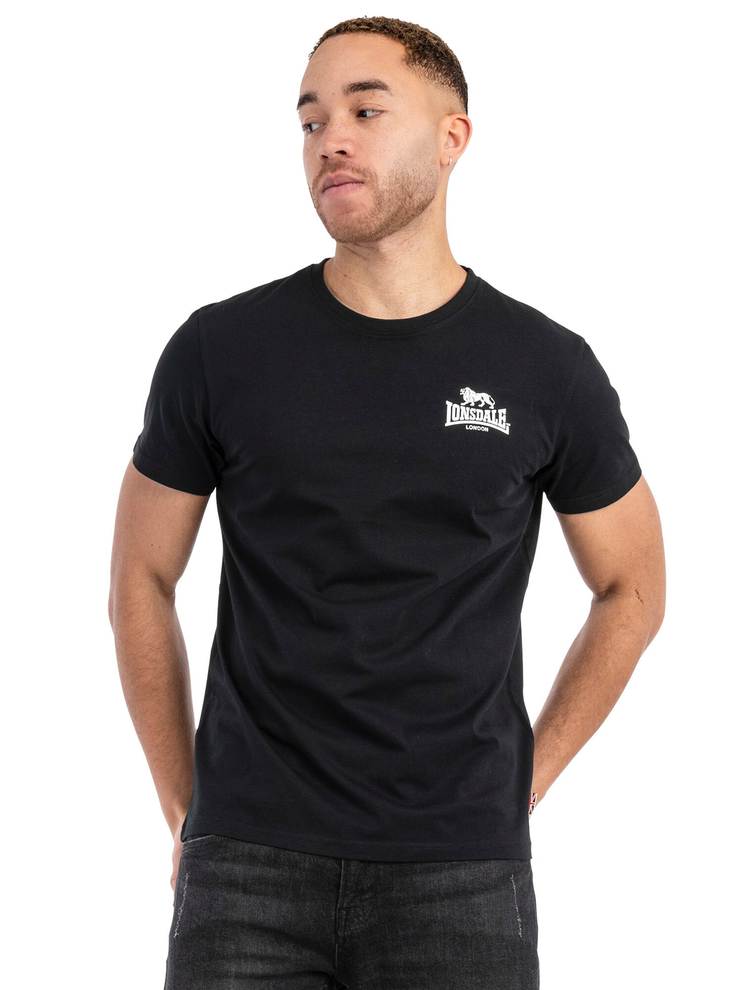 Lonsdale Herren T-Shirt normale Passform WHITENESS