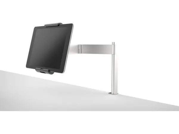 Durable Tablet Holder TABLE CLAMP metallic silver