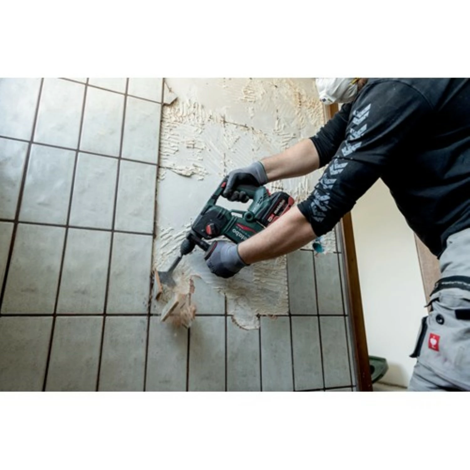 Metabo KH 18 LTX BL 24 18V Li-ion Accu combihamer set (2x5.5Ah LiHD accu) in Metabox