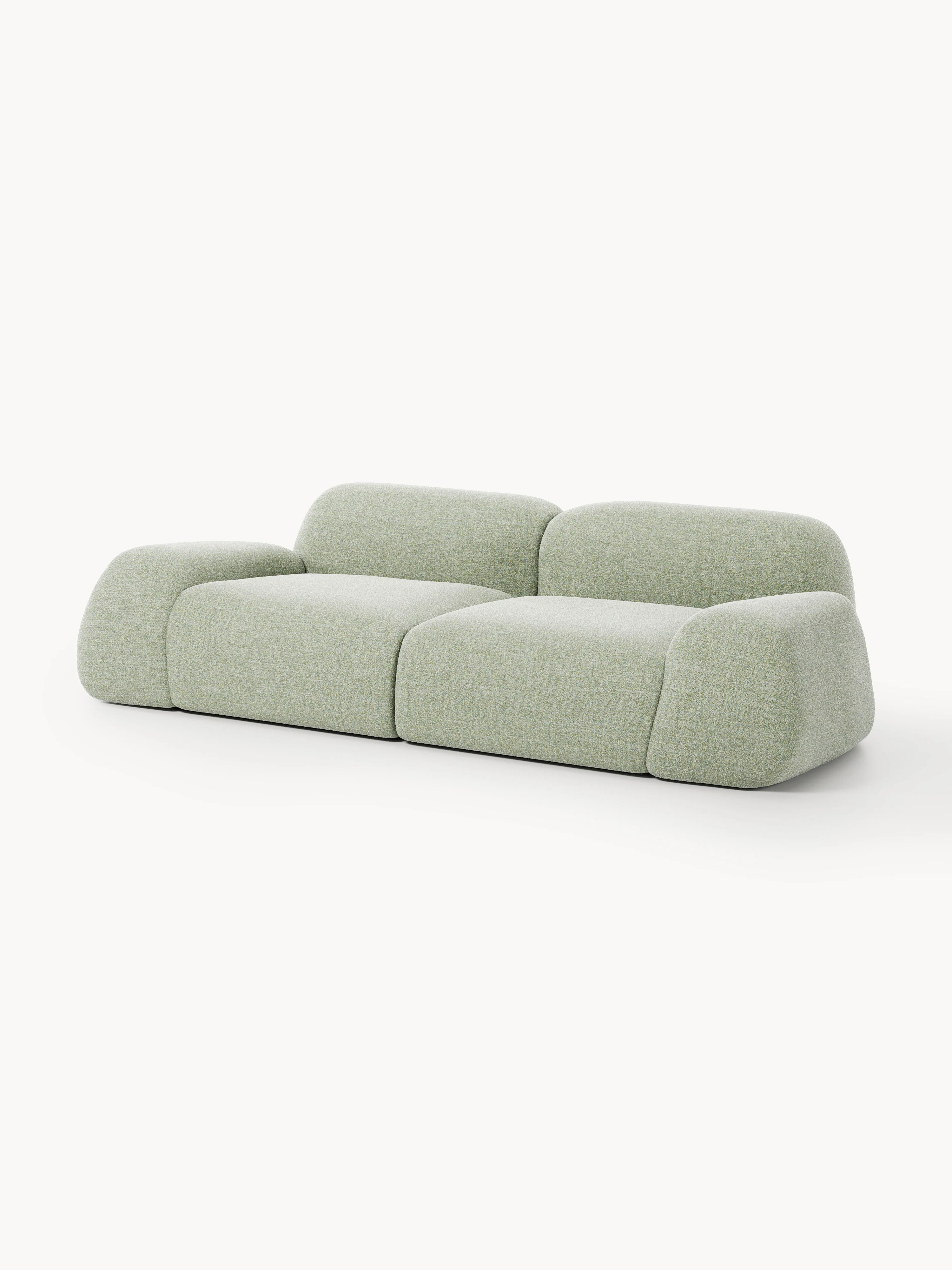 Modulaire bank Wolke (3-zits) van bouclé