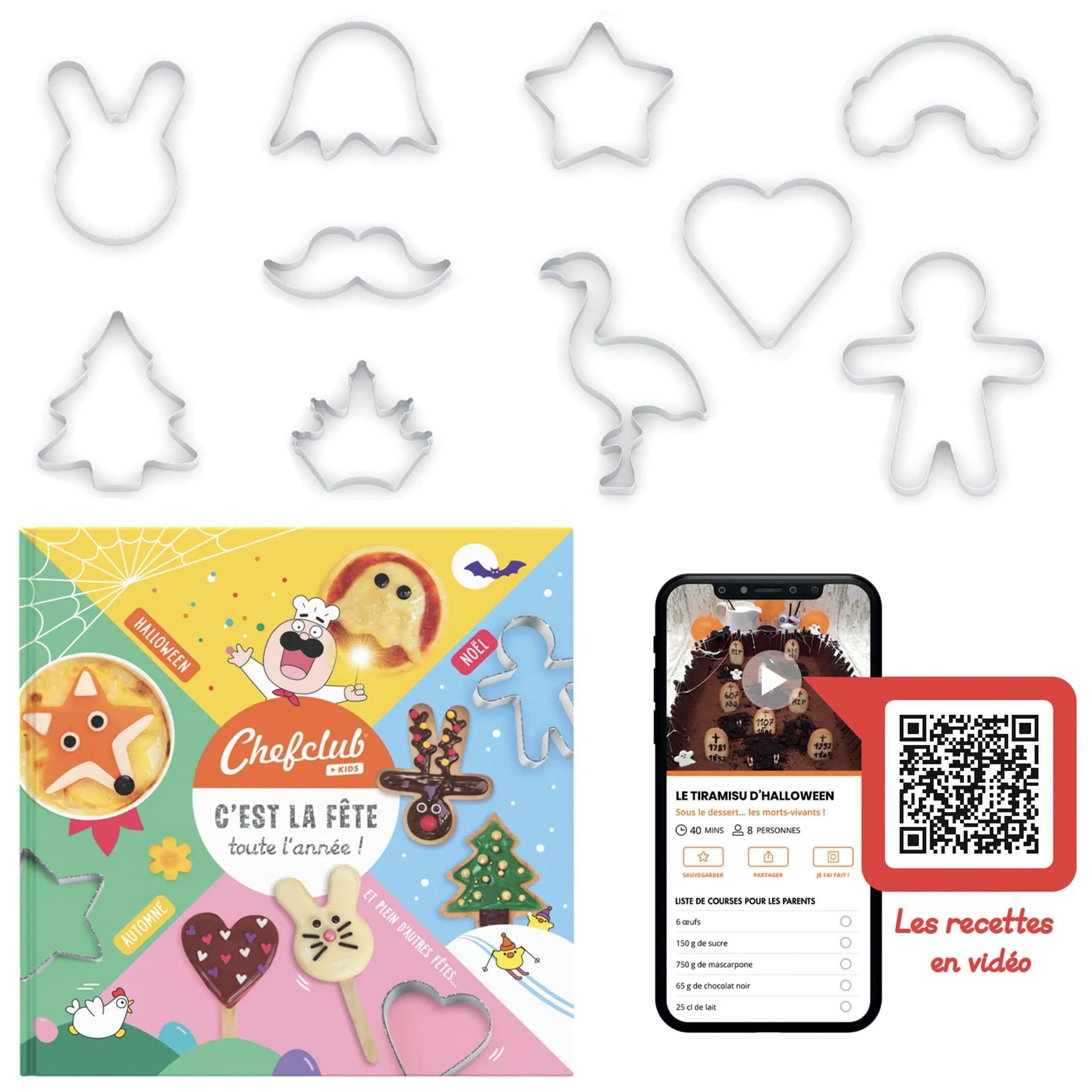Chefclub Coffret-Livre C'est la fête toute l'année