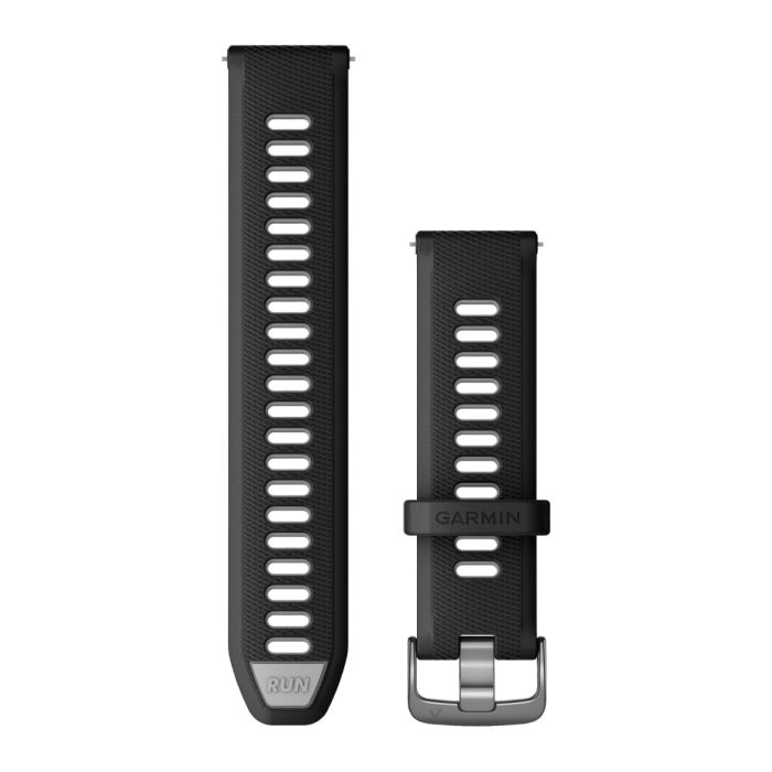 Garmin Unisex Tilbehør til ure/armbånd Quick Release 22 mm Strap (Silicone) Sort