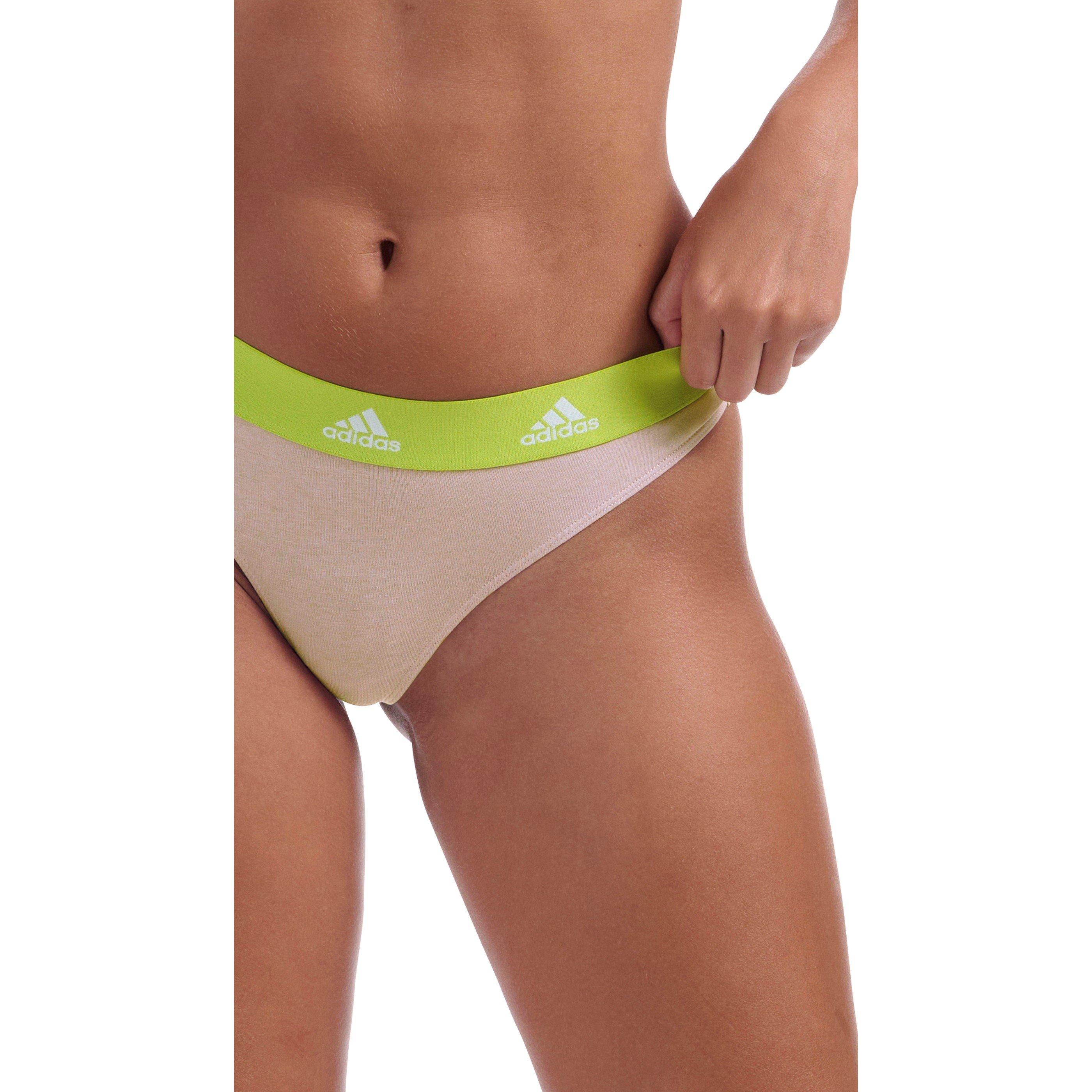 adidas 3 Pack Active Comfort Cotton Thong