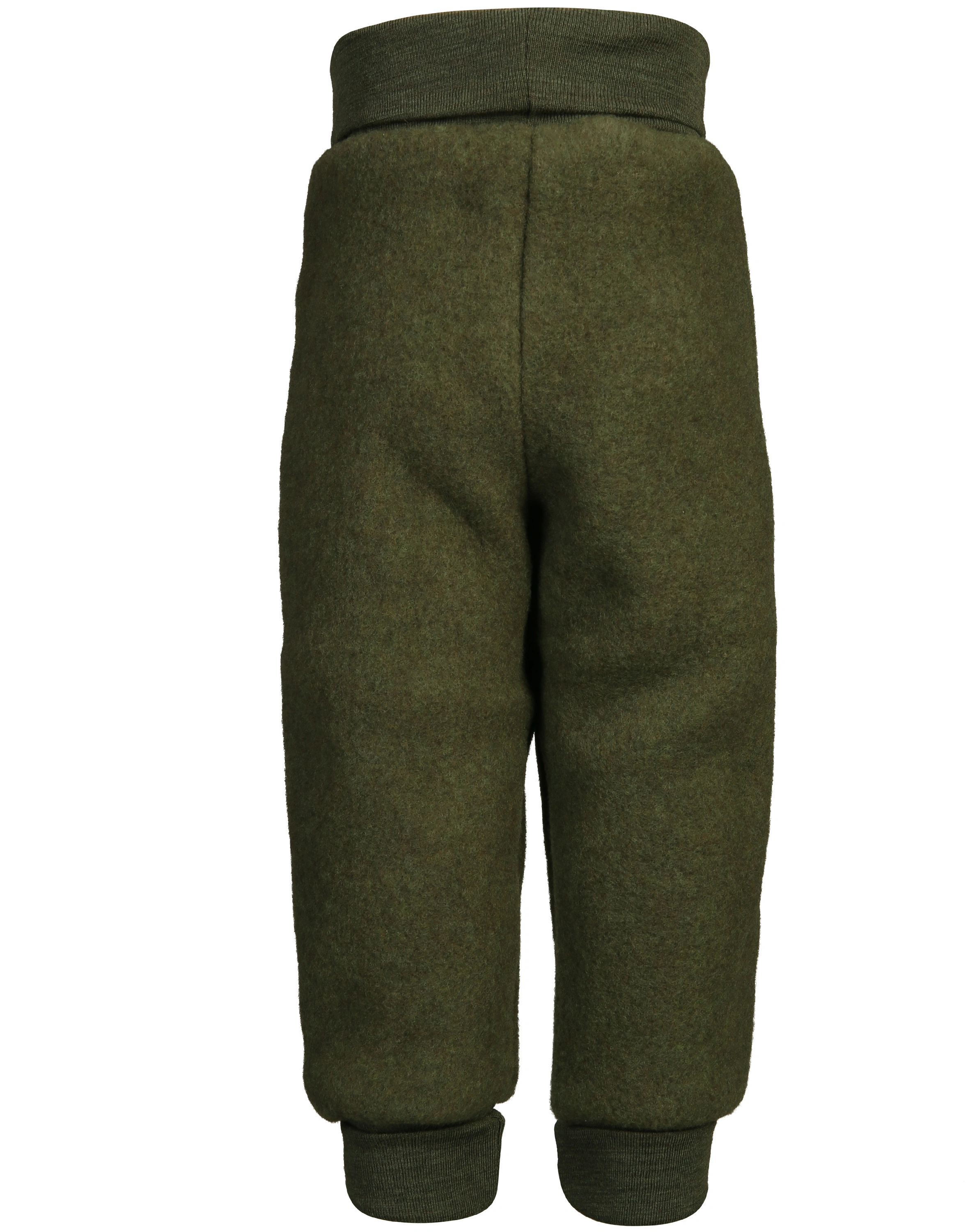 Woll-Hose SNUGGLY WINTER mit Nabelbund in schilf melange