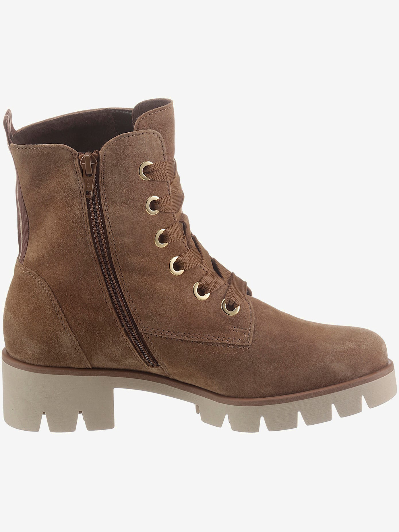 Bottines à lacets, semelle extérieure profilée