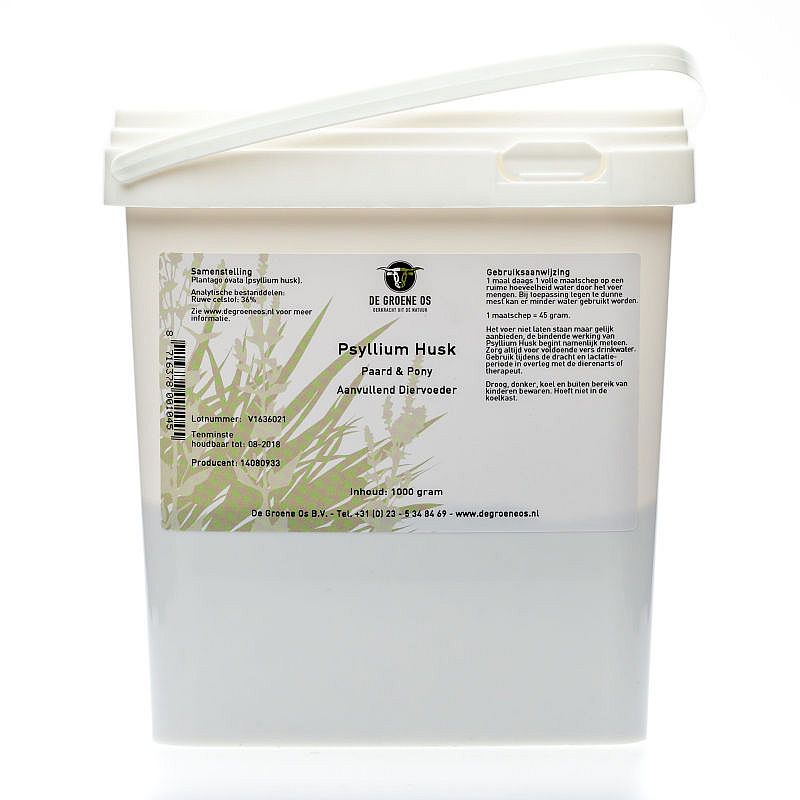 Psyllium Husk Groene Os 1000 gram