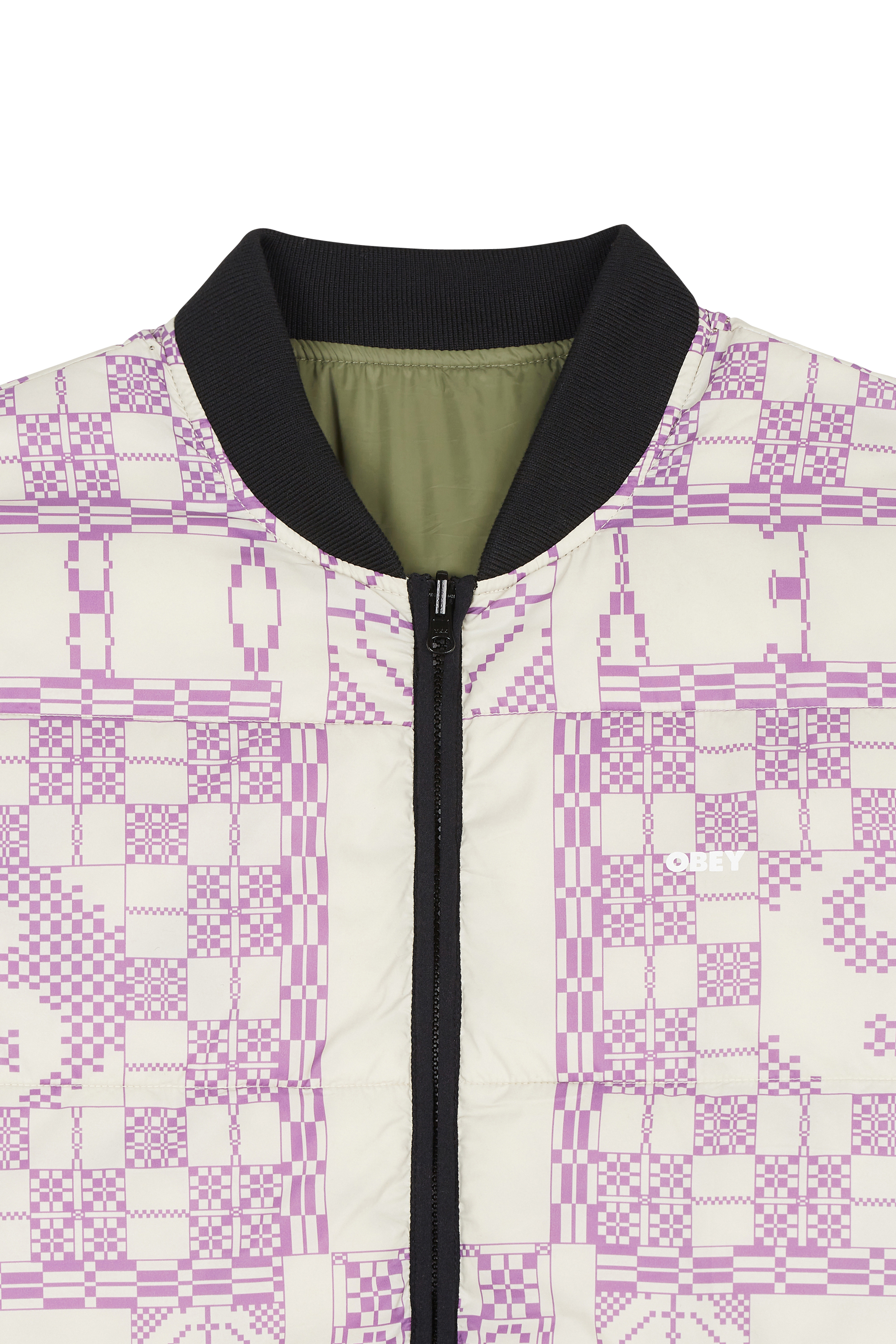 OBEY Blouson SIGNS PUFFER Multicolore
