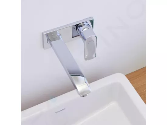 Mitigeur lavabo mural HANSGROHE Metris 225 mm + nettoyant Briochin