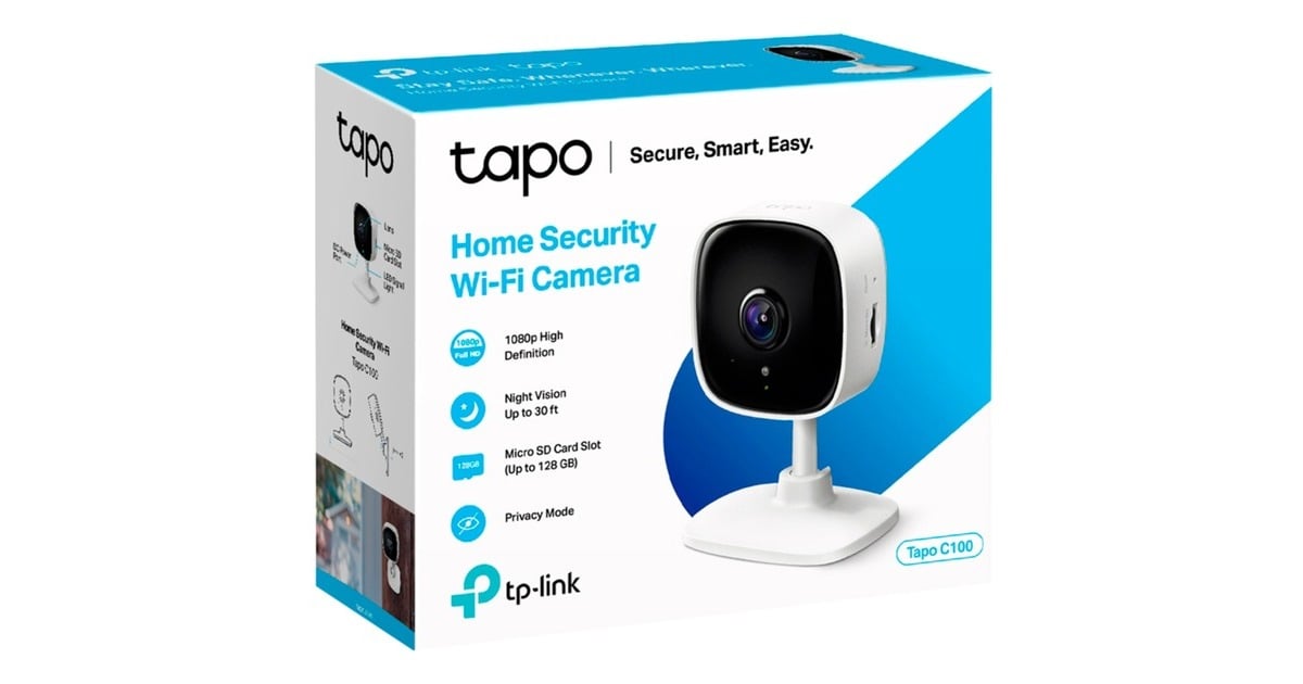 TP-LinkTapo C100 netwerk camera  (Wit, 1080p, WLAN)