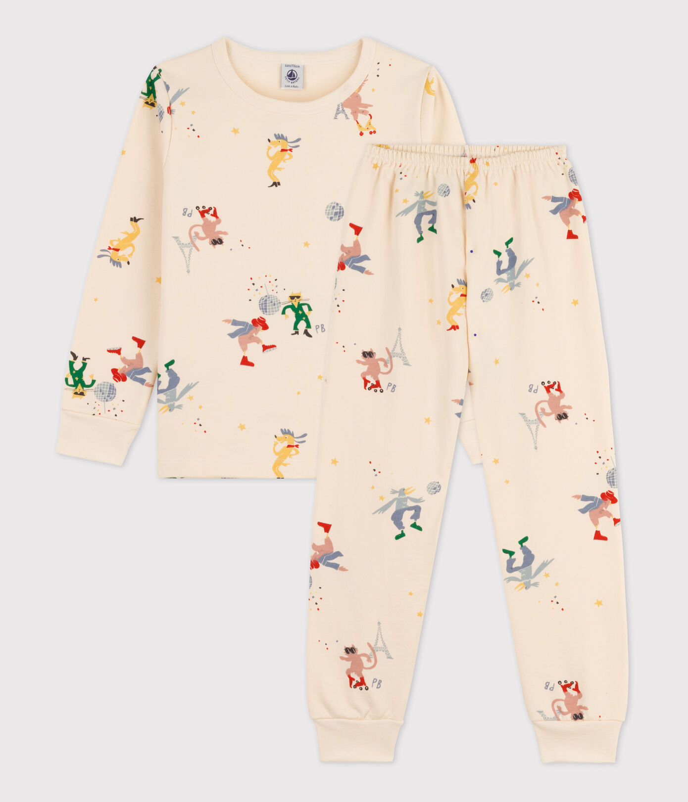 Pyjama phosphorescent petite fille/petit garçon en molleton