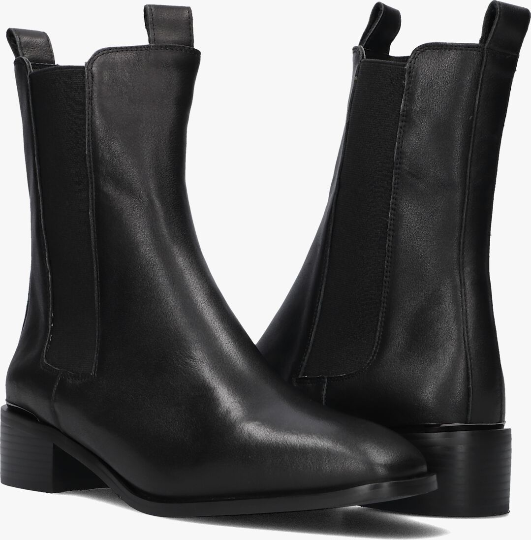 zwarte stefano lauran chelsea boots botin plano
