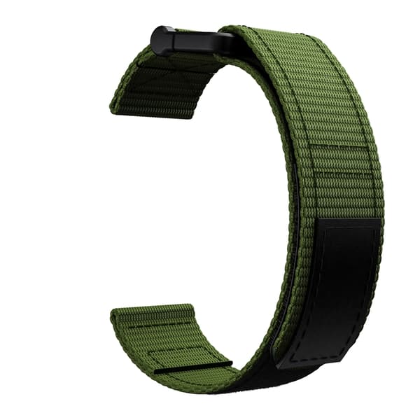 INF Garmin Fenix 6X/5X/3/3 HR armbånd 26 mm nylon Grønn