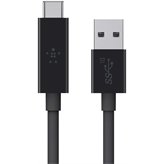 Belkin USB-A - USB-C, 0.9m câble USB USB 3.2 Gen 2 (3.1 Gen 2) 0,9 m USB A USB C 10 Gbit/s Noir